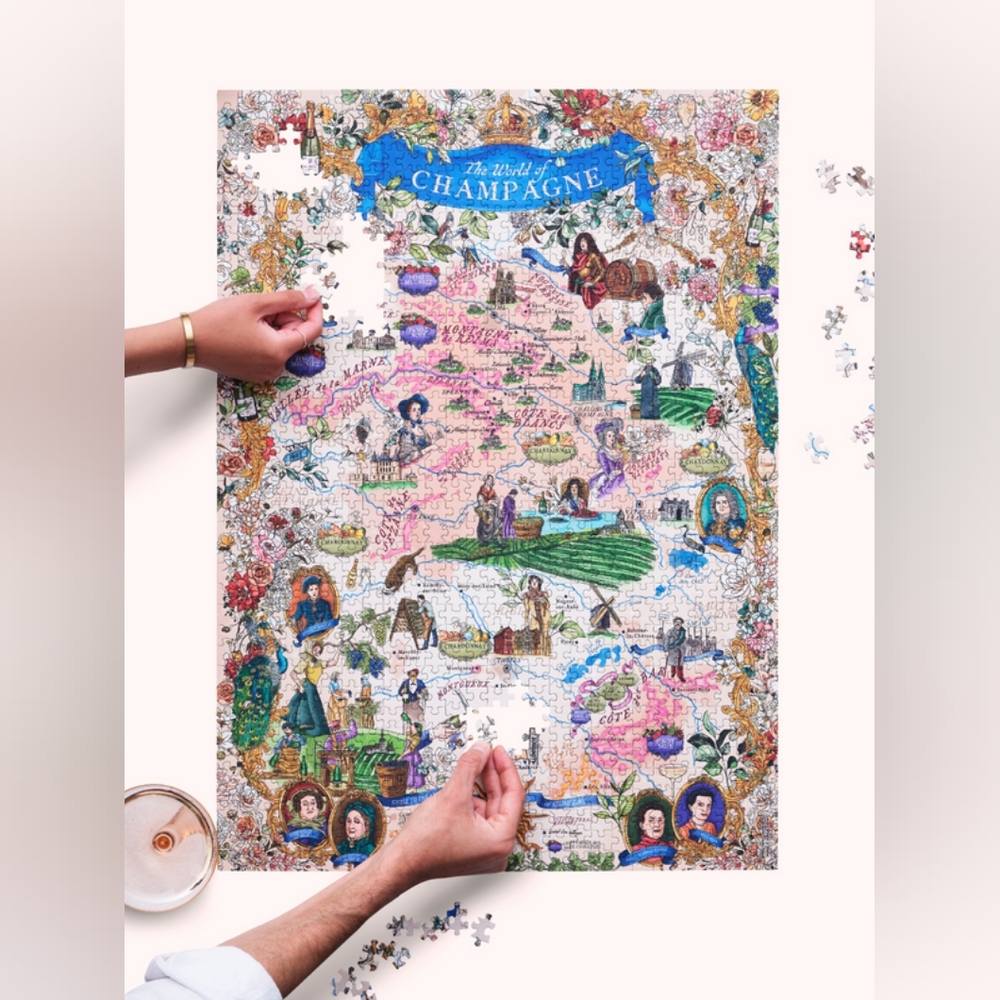 1000 Piece Champagne Wine Puzzle